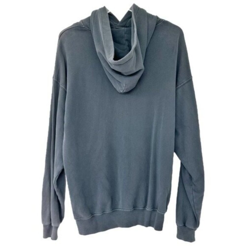 Anine Bing Rowe Eagle Ash Gray Oversized Pullover Hoodie Sweatshirt Size XS - Picture 8 of 13